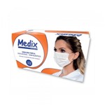 Ficha técnica e caractérísticas do produto Medix Máscara Cirúrgica C/ Elástico C/50