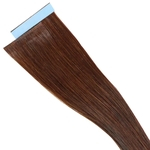 Mega hair fita adesiva invisivel marrom 70cm -10 peças