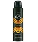 Ficha técnica e caractérísticas do produto Men Active Desodorante Aerosol Masculino 150Ml [On Duty - Avon]