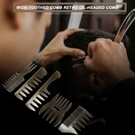 Ficha técnica e caractérísticas do produto Men Professional Hair Styling Comb retro Grande Tooth Comb ferramenta cabe?a