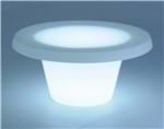 Ficha técnica e caractérísticas do produto Mesa de Centro Tramontina Cona Lumiere Transparente Iluminada com Lâmpada Led em Polietileno