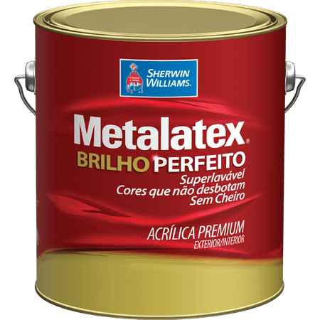 Ficha técnica e caractérísticas do produto Metalatex Acrílico Semi-Brilho 3,6 Litros Branco