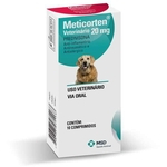 Ficha técnica e caractérísticas do produto Meticorten 20 Mg Antiinflamatorio Msd