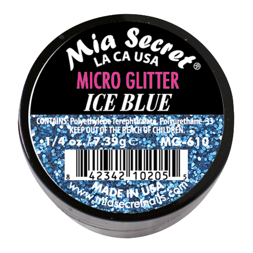 Ficha técnica e caractérísticas do produto Micro Glitter | Ice Blue | 7.39 Gr | Mia Secret