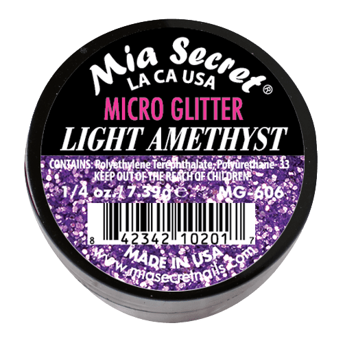 Ficha técnica e caractérísticas do produto Micro Glitter | Light Amethyst | 7.39 Gr | Mia Secret