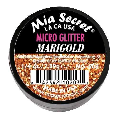 Ficha técnica e caractérísticas do produto Micro Glitter | Marigold | 7.39 Gr | Mia Secret