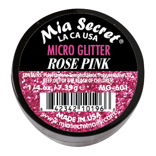 Ficha técnica e caractérísticas do produto Micro Glitter | Rose Pink | 7.39 Gr | Mia Secret