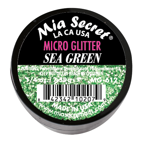 Ficha técnica e caractérísticas do produto Micro Glitter | Sea Green | 7.39 Gr | Mia Secret