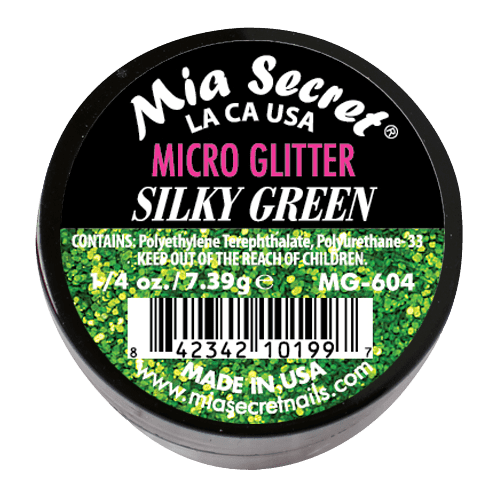Ficha técnica e caractérísticas do produto Micro Glitter | Silky Green | 7.39 Gr | Mia Secret