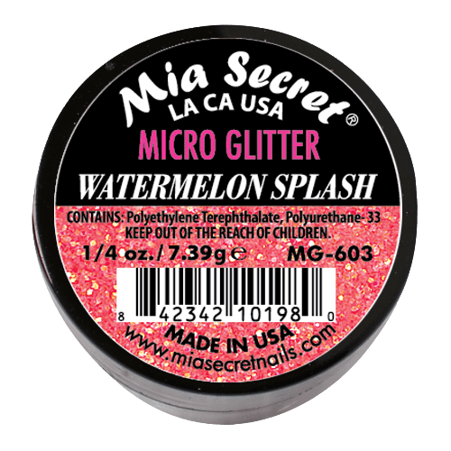 Ficha técnica e caractérísticas do produto Micro Glitter | Watermelon Splash | 7.39 Gr | Mia Secret
