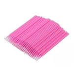 Microbrush Cotonete Para Alongamento De Cílios 100 Unidade Rosa