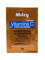 Ficha técnica e caractérísticas do produto Milcy Mascara Facial Colageno e Vitamina C Sache 8g