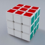 Ficha técnica e caractérísticas do produto JIA MILLIONACCESSORIES® New !! 3x3 Linglong 46 milímetros Mini 3x3x3 enigma Branco Cubo Velocidade Magic cube