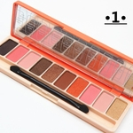 Ficha técnica e caractérísticas do produto Mini 10 cores Matte Glitter Eyeshadow Paleta Gradient Nude Maquiagem