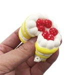 Ficha técnica e caractérísticas do produto  Mini bolo de morango mole lenta Nascente Creme Perfumado Descompressão Toy Cure