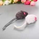 Ficha técnica e caractérísticas do produto Mini engraçado que joga Simulate Plush rato com som Toy para Cat Pet