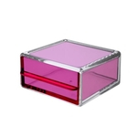 Ficha técnica e caractérísticas do produto Mini gaveta organizadora Coza Beauté rosa