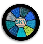Ficha técnica e caractérísticas do produto Mini Paleta de Sombra Sky Ruby Rose Novidade