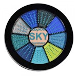 Ficha técnica e caractérísticas do produto Mini Paleta de Sombras + Primer Sky Ruby Rose HB-9986-5