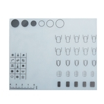 Ficha técnica e caractérísticas do produto Mini Silicone Nail Art Mat Tabela Lavável Dobrável Pad Manicure Almofada Braço Resto Manicure Ferramenta