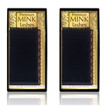 Ficha técnica e caractérísticas do produto 2 Mink Premium Cilios Seda Fio a Fio Alongamento - 16 Linhas