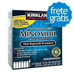 Ficha técnica e caractérísticas do produto Minoxidil 5% Kirkland - Tratamento para 6 Meses - Pronta Entrega - Fre...