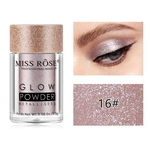 Ficha técnica e caractérísticas do produto Miss Rose Monochrome Sombra Glitter cintilante Sombra Waterproof Sombra em Pó