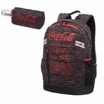 Ficha técnica e caractérísticas do produto Mochila de Costas Coca Cola Connect com Estojo