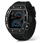 Ficha técnica e caractérísticas do produto Fashion Luxur LED Date Watch Sport Quartz Wrist Men Analog Digital Army Military