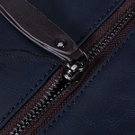 Ficha técnica e caractérísticas do produto Redbey Moda Masculina Pu Leather Chest Sling Pacotes Com Várias Bolso Mochila Waterproof Bag Shoulder Corpo Cruz