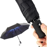 Ficha técnica e caractérísticas do produto Moda portátil dobrável triplo All-tempo Umbrella Anti-UV sunproof Parasol