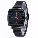 Ficha técnica e caractérísticas do produto Amyove Lovely gift Moda Praça Exquisite Dial Casual Quartz relógio para senhora menina