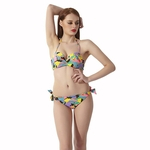 Ficha técnica e caractérísticas do produto Moda Sexy Swimsuit Impresso Bikini Sexy pequeno ba¨² Reunidos Swimsuit
