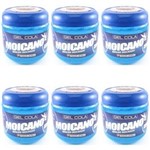 Ficha técnica e caractérísticas do produto Moicano Gel Cola Azul 500g - Kit com 06
