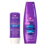 Ficha técnica e caractérísticas do produto Moist Aussie - Kit Shampoo 400ml + Máscara de Hidratação Profunda 236ml Kit