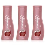 Ficha técnica e caractérísticas do produto Monange Hidratação Intensiva Shampoo 350ml (Kit C/03)