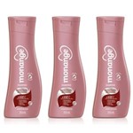 Ficha técnica e caractérísticas do produto Monange Hidratação Intensiva Shampoo 350ml - Kit com 03