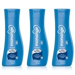 Ficha técnica e caractérísticas do produto Monange Lisos Radiantes Shampoo 350ml (Kit C/03)