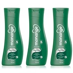 Ficha técnica e caractérísticas do produto Monange Reconstrutor Shampoo 350ml (Kit C/03)
