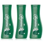 Ficha técnica e caractérísticas do produto Monange Reconstrutor Shampoo 350ml - Kit com 03