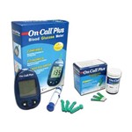 Ficha técnica e caractérísticas do produto Monitor de Glicose + 50 Tiras de Medição de Glicose (frasco) - On Call Plus