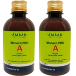 Monovit Pro A - shampoo e máscara hidratação de 250 ml - ÂMBAR Profissional