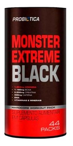 Ficha técnica e caractérísticas do produto Monster Extreme Black (44 Packs) - 44 PACKS - PROBIÓTICA