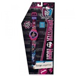 Ficha técnica e caractérísticas do produto Monster High Relógio Digital Pulseira Preta - Fun Divirta-Se - Monster High