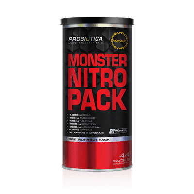 Ficha técnica e caractérísticas do produto Monster Nitro Pack - Probiótica (44 PACK)