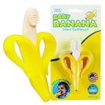Ficha técnica e caractérísticas do produto Mordedor Escova Baby Banana - Amarelo (Pronta Entrega)