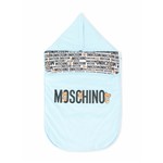 Moschino Kids Saco para Dormir com Estampa de Logo - Azul