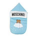Ficha técnica e caractérísticas do produto Moschino Kids Saco para Dormir de Algodão com Estampa Teddy - Azul