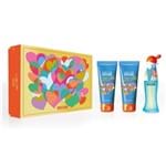 Ficha técnica e caractérísticas do produto Moschino Love Love Kit¿ Perfume Feminino Edt + Loção Corporal + Gel de Banho Kit