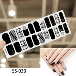 Ficha técnica e caractérísticas do produto Mshop 22tips Prego Adhesive Art Sticker Diy Manicure Brilhantes Lantejoulas Unhas Strips Poloneses Wraps Acessórios